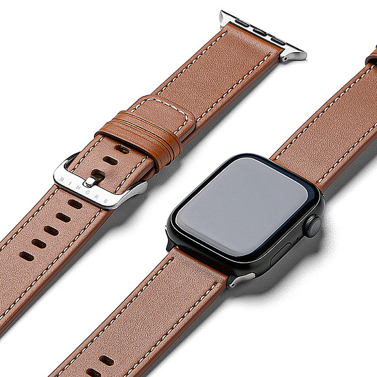 Ringke - Leather One Basic - Apple Watch 6 44mm - Barna