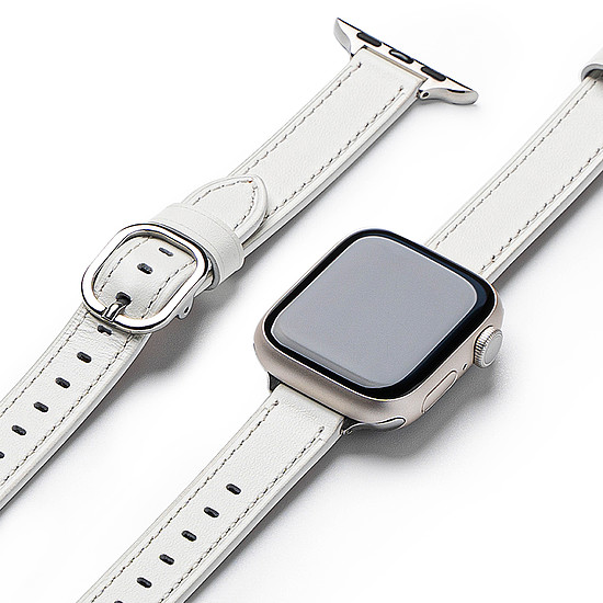 Ringke - Leather One Slim - Apple Watch SE 40mm - Fehér (KF2335877)