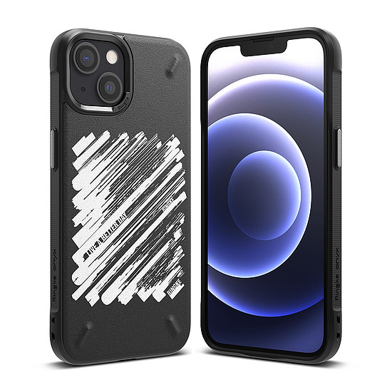 Ringke Onyx Design Tartós TPU tok iPhone 13 mini fekete (festék) (OD541E229) készülékhez