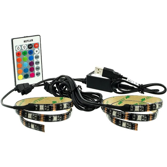 RLS 102 USB LED szalag 30LED RGB RETLUX