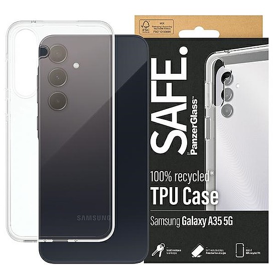 SAFE by PanzerGlass tok Samsung Galaxy A35 5G készülékhez - átlátszó