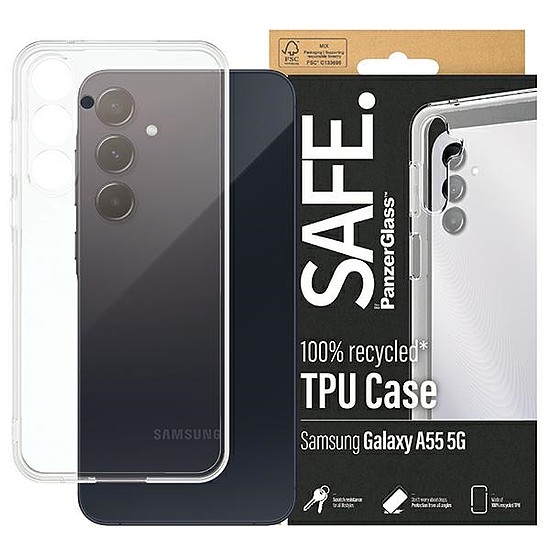 SAFE by PanzerGlass tok Samsung Galaxy A55 5G készülékhez - átlátszó