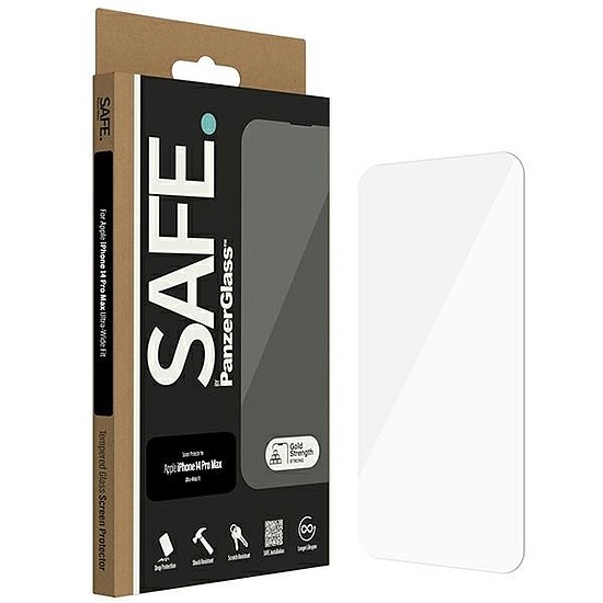 SAFE by PanzerGlass Ultra-Wide Fit edzett üveg iPhone 14 Pro Max készülékhez