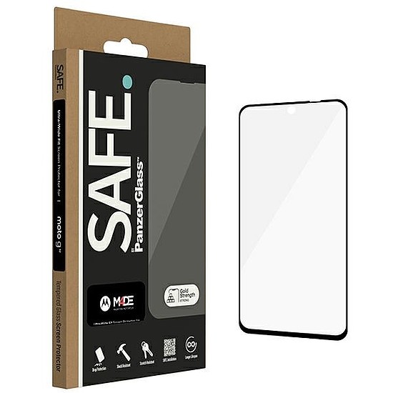 SAFE by PanzerGlass Ultra-Wide Fit edzett üveg Motorola Moto G32-hez