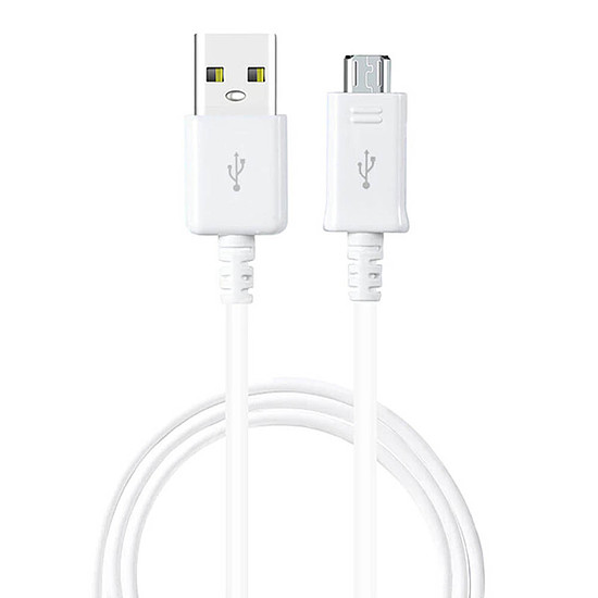 Samsung - Adatkábel (ECB-DU4EWE) - USB-Micro-USB, 2A, 1,5 m - Fehér (tömeges csomagolás)