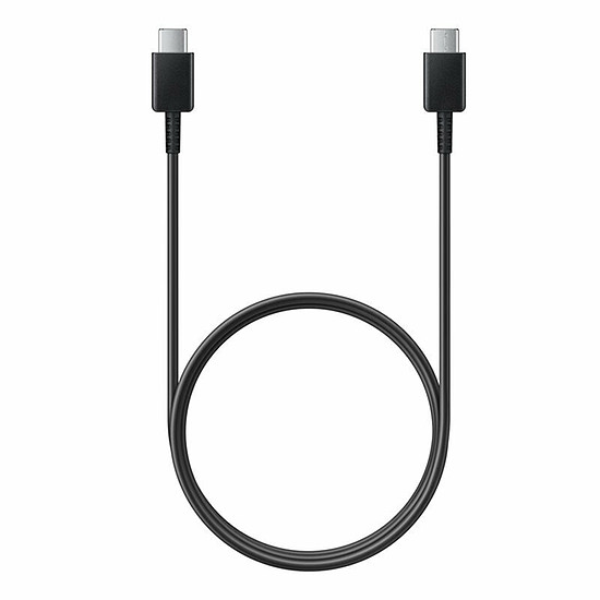 Samsung - Adatkábel (EP-DN975BBEGWW) - USB-C-C típusú szupergyors töltés 5 A, 1 m - Fekete (tömeges csomagolás)