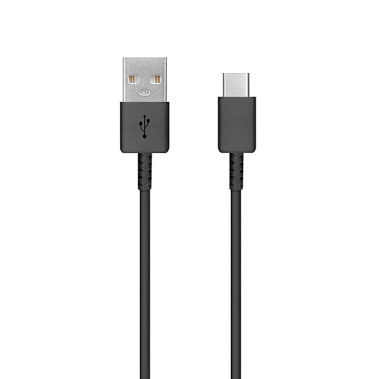 Samsung - adatkábel (EP-DR140ABE) - USB-C típusú, gyorstöltés, 2,1 A, 480 Mbps, 0,8 m - fekete (tömeges csomagolás)