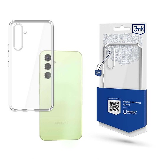 Samsung Galaxy A54 5G szilikon sorozatú 3mk Clear Case tok - átlátszó