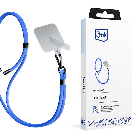 Smartphone Lanyard 3mk EasyClip - kék