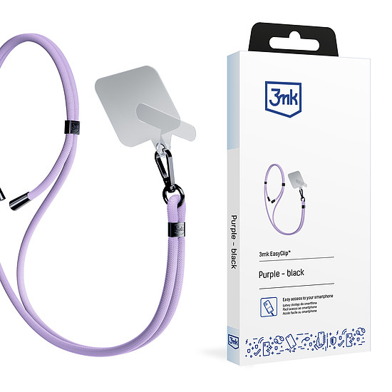 Smartphone Lanyard 3mk EasyClip - Lila