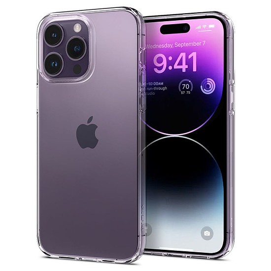 Spigen - Folyadékkristály - iPhone 14 Pro Max - Átlátszó (KF2310514)