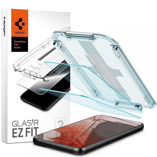 Spigen - Glas.tR EZ-FIT (2 csomag) - Samsung Galaxy S22 Plus - Átlátszó (KF237647)