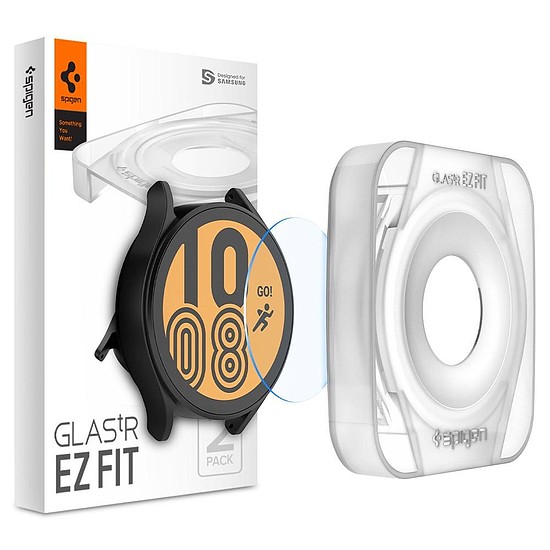 Spigen - Glas.tR EZ-FIT (2 csomag) - Samsung Galaxy Watch 4/5 (44 mm) - átlátszó (KF2310430)