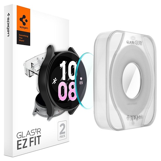 Spigen - Glas.tR EZ-FIT (2 csomag) - Samsung Galaxy Watch 5 Pro (45 mm) - Átlátszó (KF2310187)