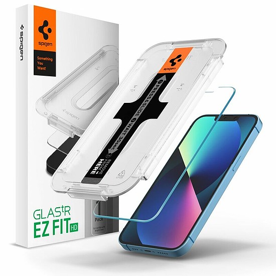 Spigen - Glas.tR EZ-FIT - iPhone 13 / 13 Pro / 14 - átlátszó (KF237762)