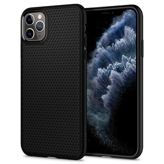 Spigen - Liquid Air - iPhone 11 Pro - Fekete (KF237386)