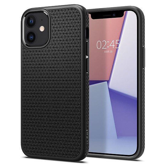 Spigen LIQUID AIR IPHONE 12/12 PRO MATTE FEKETE