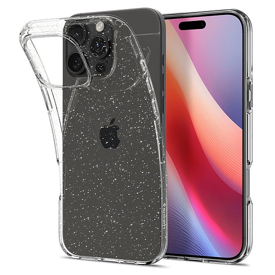 Spigen - Liquid Crystal Glitter - iPhone 16 Pro - Crystal Quartz