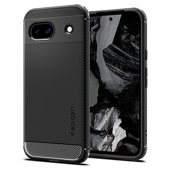 Spigen - robusztus páncél - Google Pixel 8a - fekete