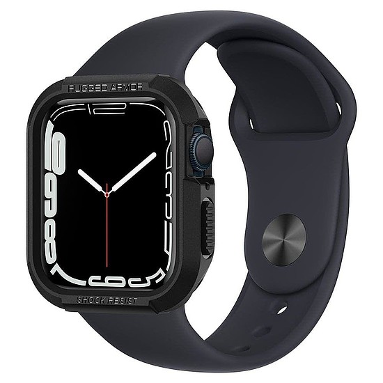 Spigen RUGGED ARMOR Apple Watch 4/5/6/7/8/SE (44/45MM) FEKETE