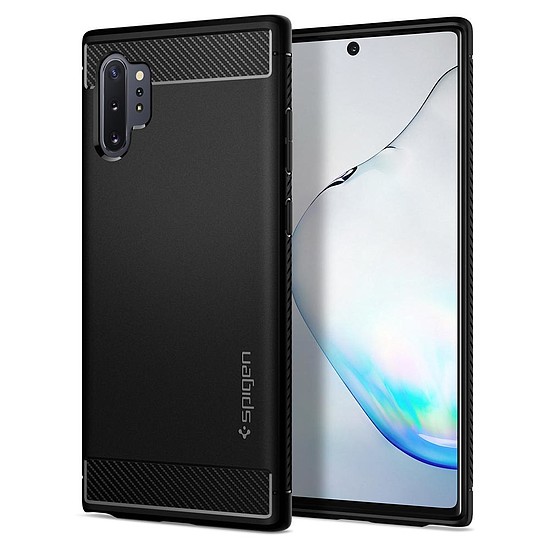 Spigen RUGGED ARMOR GALAXY NOTE 10+ PLUSZ MATTE FEKETE