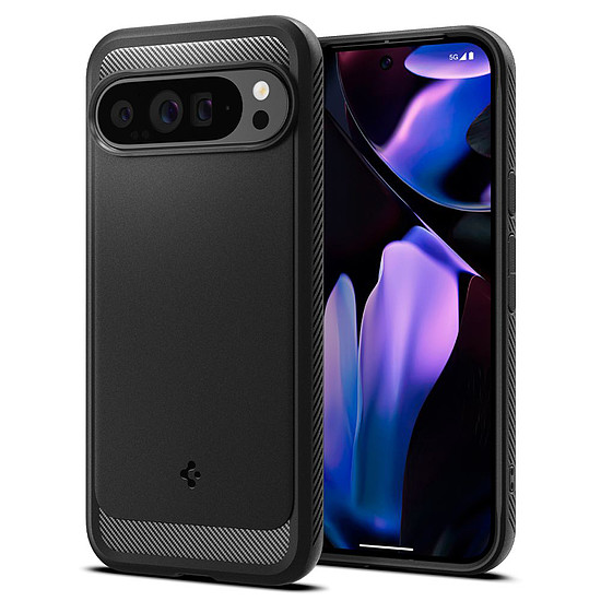 Spigen - Rugged Armor - Google Pixel 9 Pro XL - fekete