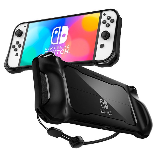 Spigen - Rugged Armor - Nintendo Switch OLED - Fekete (KF238505)