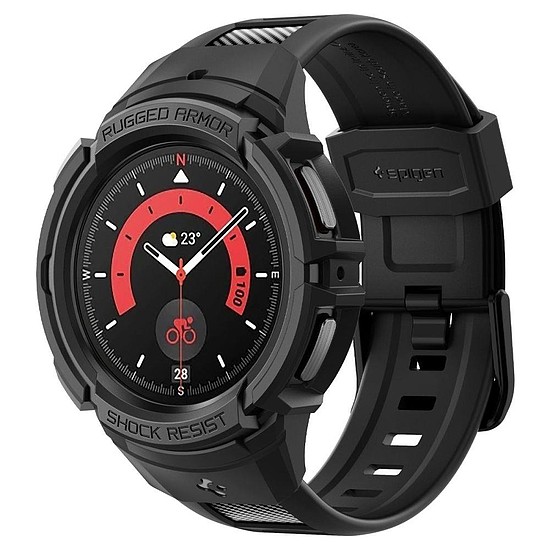 Spigen RUGGED ARMOR "PRO" GALAXY Watch 5 PRO (45MM) FEKETE