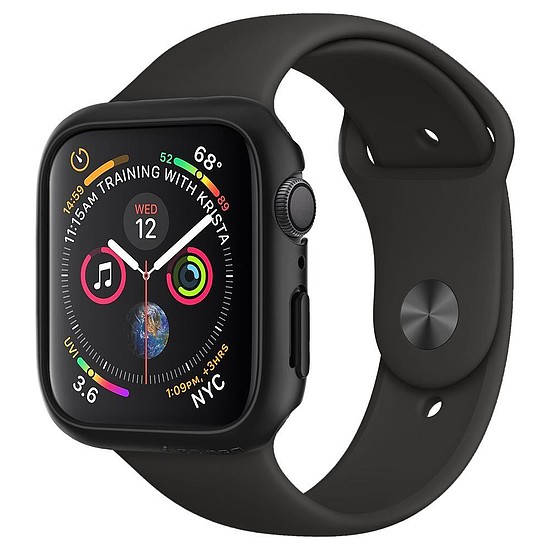 Spigen THIN FIT Apple Watch 4/5/6 / SE (44MM) FEKETE