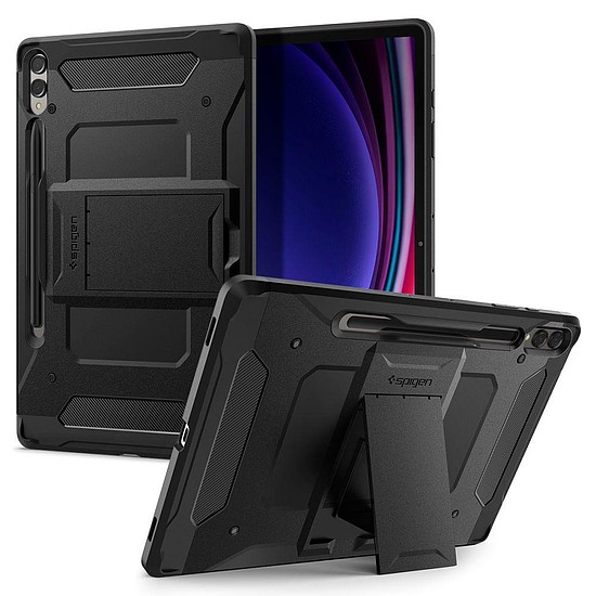 Spigen TOUGH ARMOR "PRO" GALAXY TAB S9+ PLUS 12.4 X810 / X816B FEKETE