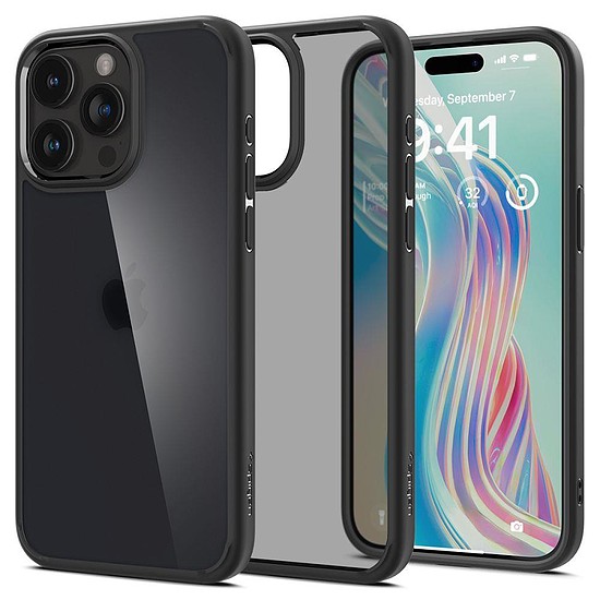 Spigen ULTRA HYBRID IPHONE 15 PRO FROST BLACK