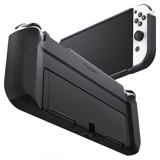 Spigen - Vékony illeszkedés - Nintendo Switch OLED - Fekete (KF239909)