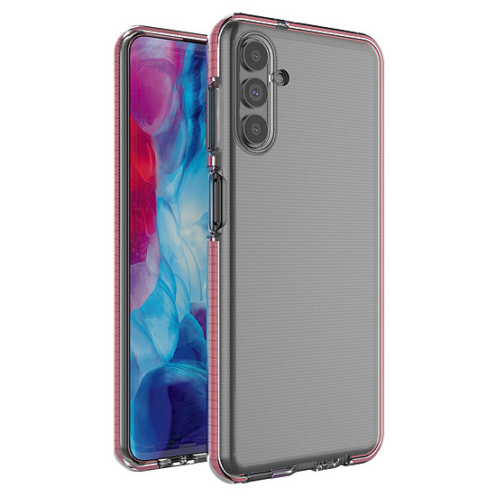 Spring Case Cover Gél borítás színes kerettel Samsung Galaxy A13 5G világos rózsaszín