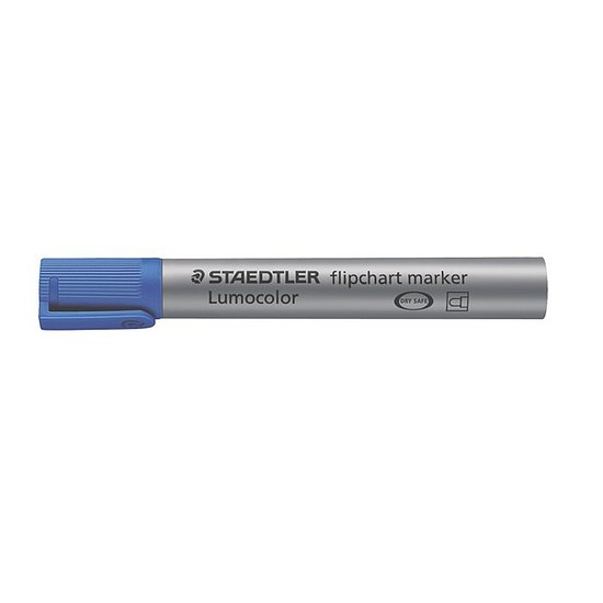 Staedtler Lumocolor 356 flipchart marker kék 2 mm kerek hegy