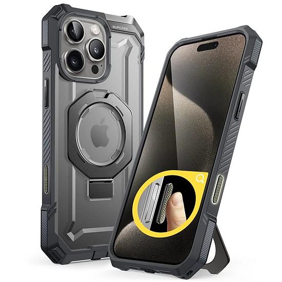 Supcase UB GRIP Mag MagSafe iPhone 16 Pro tok - szürke