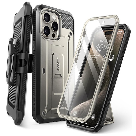 Supcase - Unicorn Beetle Pro - iPhone 15 Pro Max - Titan Grey (KF2315190)