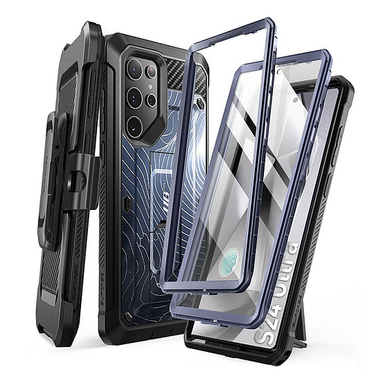 Supcase - Unicorn Beetle Pro - Samsung Galaxy S24 Ultra - Blue Ripple (KF2328244)