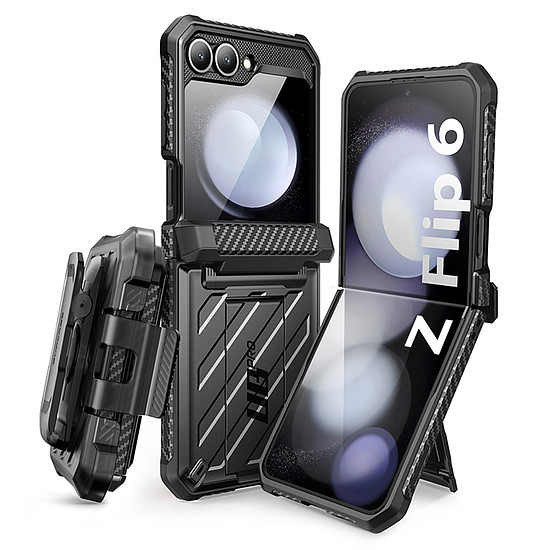 Supcase - Unicorn Beetle Pro - Samsung Galaxy Z Flip6 - Fekete (KF2330853)