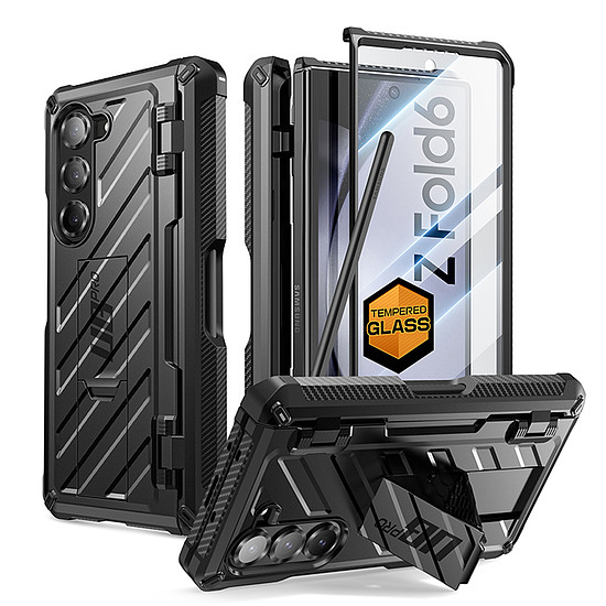 Supcase - Unicorn Beetle Pro - Samsung Galaxy Z Fold6 - Fekete