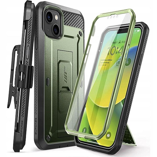 Supcase Unicorn Beetle Pro tok iPhone 14 Plus-hoz zöld