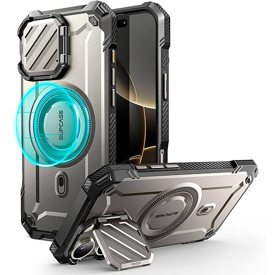 Supcase - Unicorn Beetle XT MagSafe - iPhone 16 Pro - Titan Grey (KF2337593)