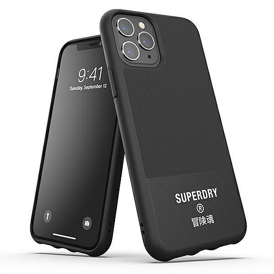 SuperDry Molded Canvas iPhone 11 Pro Max tok fekete/fekete 41550