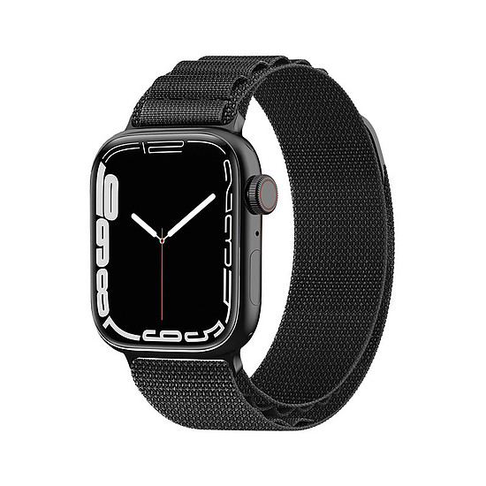 Szíj alpesi acél csattal Apple Watchhoz 38/40/41 mm - fekete