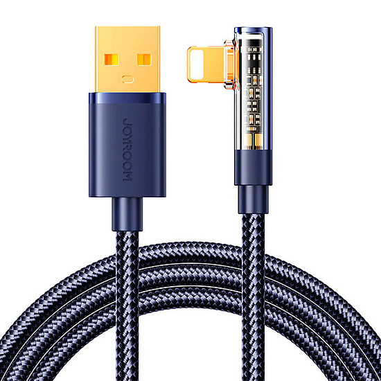 Szögkábel az USB-A-hoz / Lightning / 1,2 m Joyroom S-UL012A6 kék (S-UL012A6 1.2m Blue)