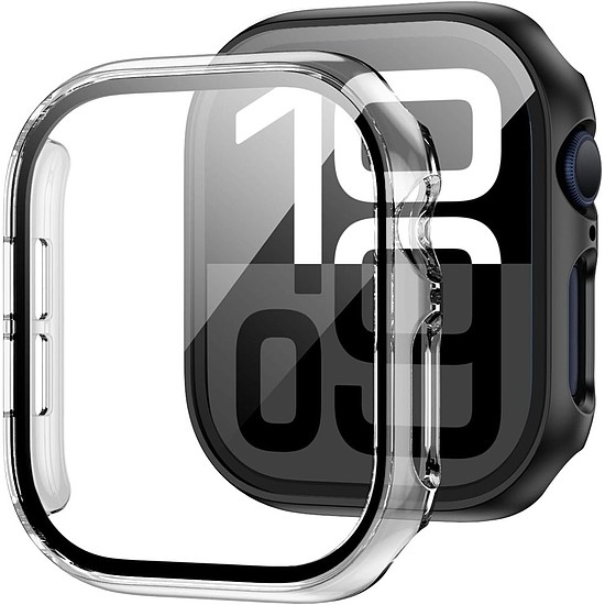 Tech-Protect Defense360 edzett üveg tok Apple Watch 10-hez (42 mm) - átlátszó