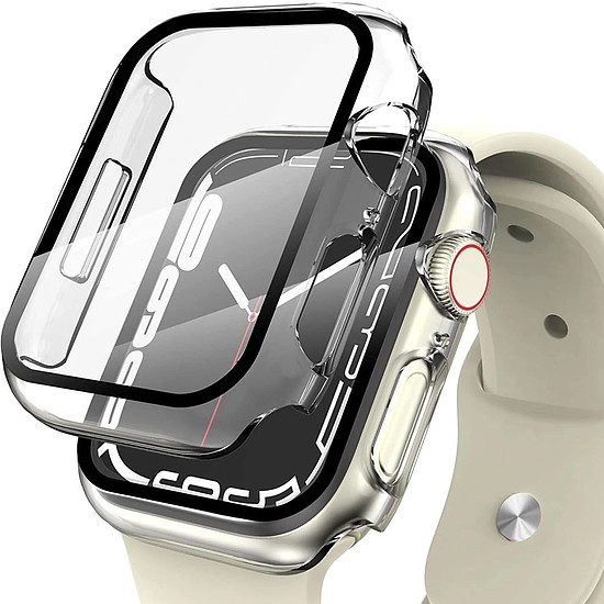 Tech-Protect Defense360 tok Apple Watch 7/8/9 (41 mm) számára - átlátszó