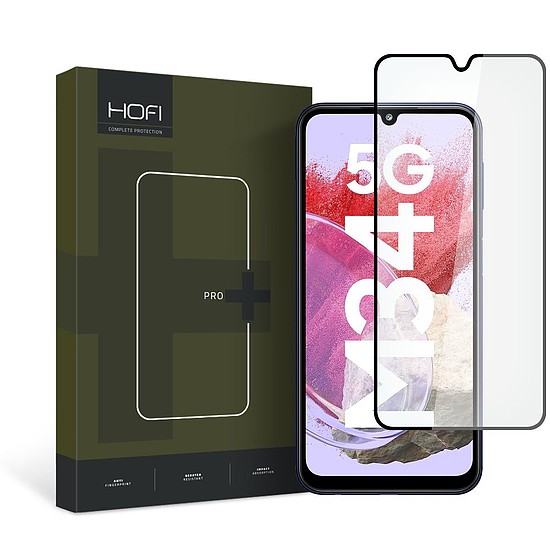 Tech-Protect Hofi Glass Pro+ edzett üveg Samsung Galaxy M34 5G telefonhoz - fekete kerettel