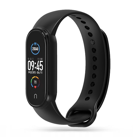 Tech-Protect IconBand szíj Xiaomi Mi Smart Band 5/6/7 / NFC-hez - fekete