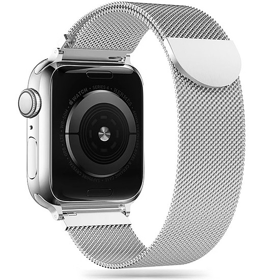 Tech-Protect Milanese Band Apple Watch 4 / 5 / 6 / 7 / 8 / 9 / SE / Ultra 1 / 2 (42/44/45/49 mm) - ezüst