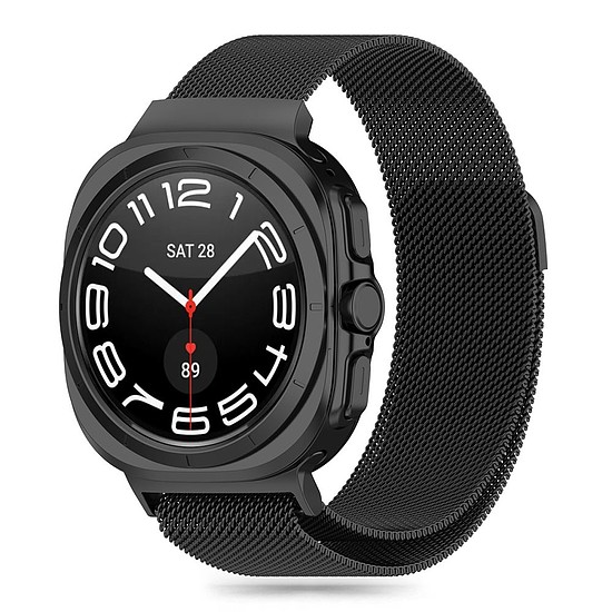 Tech-Protect MilaneseBand Samsung Galaxy Watch Ultra (47 mm) készülékhez - fekete